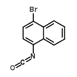 CAS 登录号：1591-96-4， 1-溴-4-异氰酸萘