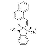 CAS 登录号：1592-43-4， 1',3',3'-三甲基-1',3'-二氢螺[苯并[f]苯并吡喃-3,2'-吲哚]
