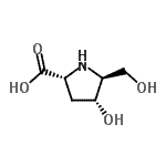 CAS 登录号：159247-18-4， (4R,5S)-4-羟基-5-(羟基甲基)-D-脯氨酸