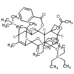 CAS 登录号：159383-93-4， 4-乙酰氧基-1-羟基-9-氧代-7,10-二[(三乙基硅烷基)氧基]-13-[(三甲基硅烷基)氧基]-5,20-环氧紫杉-11-烯-2-基苯甲酸酯