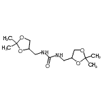 CAS#: 159390-20-2, 1,3-Bis[(2,2-Dimethyl-1,3-Dioxolan-4-Yl)Methyl]Urea