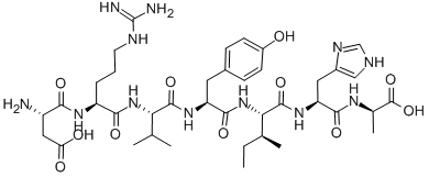 CAS#: 159432-28-7, 5-L-Isoleucine-7-D-Alanine-1-7-Angiotensin II