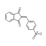 CAS 登录号：15951-41-4， 2-(4-硝基苄基亚基)-1H-茚-1,3(2H)-二酮