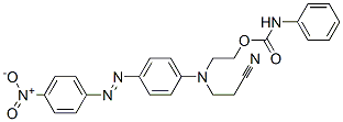 CAS#: 15958-27-7, 2-[(2-Cyanoethyl)[P-[(P-Nitrophenyl)Azo]Phenyl]Amino]Ethyl Carbanilate