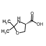 CAS#: 159585-65-6, (4S)-2,2-Dimethyl-1,3-Oxazolidine-4-Carboxylic Acid