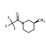 CAS 登录号：159651-11-3， 2,2,2-三氟-1-[(3S)-3-甲基-1-哌啶基]乙酮