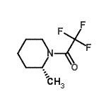 CAS 登录号：159651-12-4， 2,2,2-三氟-1-[(2R)-2-甲基-1-哌啶基]乙酮