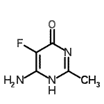 CAS#: 1597-38-2, 6-Amino-5-Fluoro-2-Methyl-4(1H)-Pyrimidinone