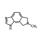 CAS 登录号：159724-77-3， 7-甲基-1,6,7,8-四氢咪唑并[4,5-e]异吲哚