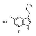 CAS#: 159730-14-0, 2-(5,7-Difluoro-1H-Indol-3-Yl)Ethanamine Hydrochloride (1:1)