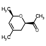 CAS 登录号：159849-64-6， 1-[(2R,6R)-4,6-二甲基-3,6-二氢-2H-吡喃-2-基]乙酮
