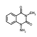 CAS 登录号：159850-22-3， 1-氨基-3-甲基-2,4(1H,3H)-喹唑啉二酮
