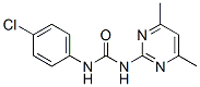 CAS 登录号：16018-61-4， 1-(4,6-二甲基嘧啶-2-基)-3-(4-氯苯基)脲