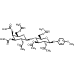 CAS 登录号：160227-12-3， 4-甲氧基苯基2,3,6-三-O-乙酰基-4-O-(2,3,4,6-四-O-乙酰基-alpha-L-别吡喃糖基)-alpha-L-古洛吡喃糖苷