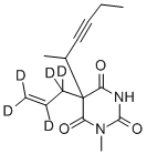 CAS#: 160227-45-2, 1-Methyl-5-(1-Methyl-2-Pentynyl)-5-(2-Propenyl-1,1,2,3,3-D5)-2,4,6(1H,3H,5H)-Pyrimidinetrione
