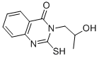CAS 登录号：16024-86-5， 3-(2-羟基丙基)-2-巯基喹唑啉-4(3H)-酮