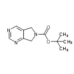 CAS#: 160336-99-2, 2-Methyl-2-Propanyl 5,7-Dihydro-6H-Pyrrolo[3,4-d]Pyrimidine-6-Carboxylate