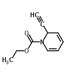 CAS 登录号：160464-59-5， 乙基2-乙炔基-1(2H)-吡啶羧酸酯