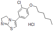 CAS 登录号：160518-42-3， 3-(3-氯-4-己氧基苯基)-5,6-二氢咪唑并[2,1-b][1,3]噻唑盐酸盐
