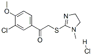 CAS#: 160518-45-6, 1-(3-Chloro-4-Methoxyphenyl)-2-[(1-Methyl-4,5-Dihydroimidazol-2-Yl)Sulfanyl]Ethanone Hydrochloride