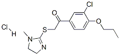 CAS#: 160518-46-7, 1-(3-Chloro-4-Propoxyphenyl)-2-[(1-Methyl-4,5-Dihydroimidazol-2-Yl)Sulfanyl]Ethanone Hydrochloride