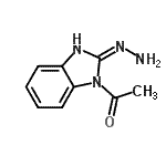 CAS 登录号：160875-14-9， 1-(2-肼基-1H-苯并咪唑-1-基)乙酮