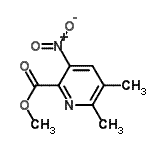 CAS#: 161030-10-0, Methyl 5,6-Dimethyl-3-Nitro-2-Pyridinecarboxylate