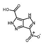 CAS 登录号：161155-32-4， 6-硝基-2,4-二氢吡唑并[4,3-c]吡唑-3-羧酸