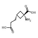 CAS#: 161181-75-5, cis-1-Amino-3-(2-Carboxyethyl)Cyclobutanecarboxylic Acid