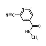 CAS 登录号：161233-98-3， 2-氰基-N-甲基异烟酰胺