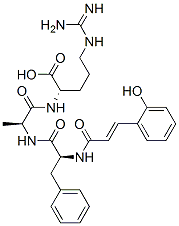 CAS#: 161258-31-7, (2S)-5-(Diaminomethylideneamino)-2-[[(2S)-2-[[(2S)-2-[[(E)-3-(2-Hydroxyphenyl)Prop-2-Enoyl]Amino]-3-Phenylpropanoyl]Amino]Propanoyl]Amino]Pentanoic Acid