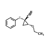 CAS#: 161262-85-7, (1R,2R)-2-Ethoxy-1-(Phenylsulfanyl)Cyclopropanecarbonitrile