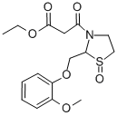 CAS#: 161364-66-5, Ethyl 3-[2-[(2-Methoxyphenoxy)Methyl]-1-Oxo-1,3-Thiazolidin-3-Yl]-3-Oxopropanoate