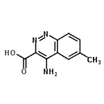 CAS#: 161373-38-2, 4-Amino-6-Methyl-3-Cinnolinecarboxylic Acid