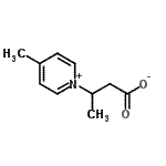 CAS#: 161470-77-5, 3-(4-Methyl-1-Pyridiniumyl)Butanoate