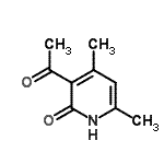 CAS#: 16151-14-7, 3-Acetyl-4,6-Dimethyl-2(1H)-Pyridinone