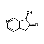 CAS 登录号：161563-35-5， 1-甲基-1,3-二氢-2H-吡咯并[2,3-c]吡啶-2-酮