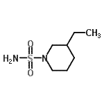 CAS 登录号：16168-24-4， 3-乙基-1-哌啶磺酰胺