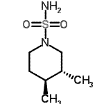CAS#: 16168-30-2, (3R,4S)-3,4-Dimethyl-1-Piperidinesulfonamide