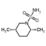 CAS 登录号：16168-31-3， (2R,5S)-2,5-二甲基-1-哌啶磺酰胺