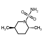 CAS 登录号：16168-32-4， (2R,5R)-2,5-二甲基-1-哌啶磺酰胺