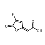 CAS 登录号：161985-55-3， (2E)-(4-氟-5-氧代-2(5H)-呋喃亚基)乙酸