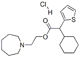 CAS 登录号：16199-90-9， 2-(六氢-1H-氮杂卓-1-基)乙基alpha-环己基噻吩-2-乙酸酯盐酸盐