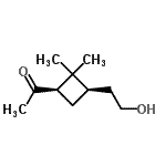 CAS 登录号：162061-50-9， 1-[(1R,3R)-3-(2-羟基乙基)-2,2-二甲基环丁基]乙酮
