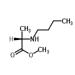 CAS 登录号：162152-13-8， 甲基(2S)-2-丁基氨基丙烷酸酯