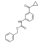 CAS#: 162174-76-7, Benzyl [3-(Cyclopropylcarbonyl)Phenyl]Carbamate