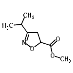 CAS#: 162218-92-0, Methyl 3-Isopropyl-4,5-Dihydro-1,2-Oxazole-5-Carboxylate