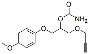 CAS 登录号:16222-52-9, 1-(p-甲氧基苯氧基)-3-(2-丙炔基氧基)-2-丙醇氨基甲酸酯