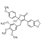 CAS#: 162256-50-0, 3-(1,3-Benzodioxol-5-Yl)-5-Hydroxy-5-(4-Methoxyphenyl)-4-(3,4,5-Trimethoxybenzyl)-2(5H)-Furanone