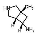 CAS#: 162301-28-2, (1R,5S,6S)-1-Methyl-3-Azabicyclo[3.2.0]Heptan-6-Amine